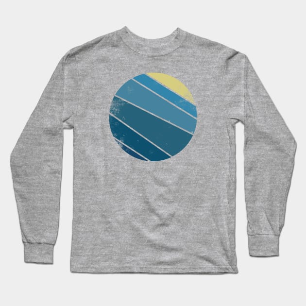 Retro ocean Surf Long Sleeve T-Shirt by Vanphirst